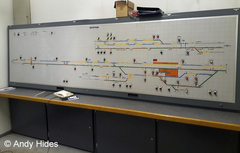 Signalling At Grantham From Doncaster Power Signal Box Tracks Through